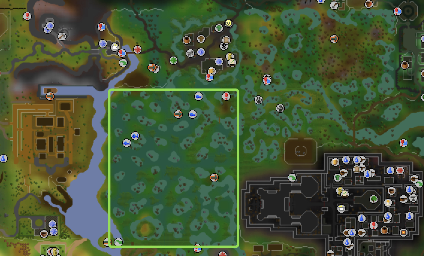 Enter Mort Myre Swamp (Easy Morytania Diary Task)